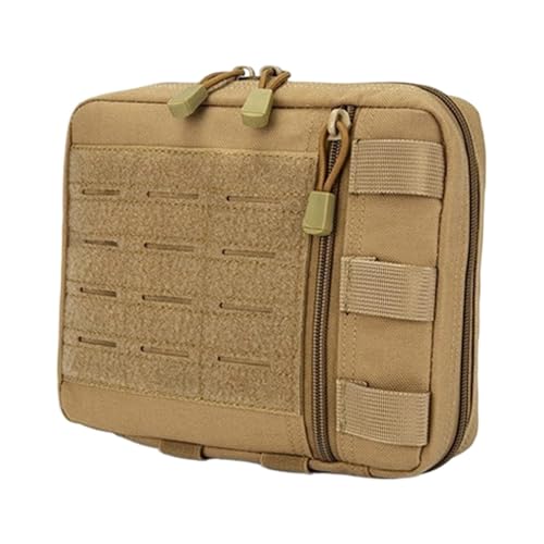 Bolsa de almacenaje para paramédicos de color marrón con divisores ajustables
