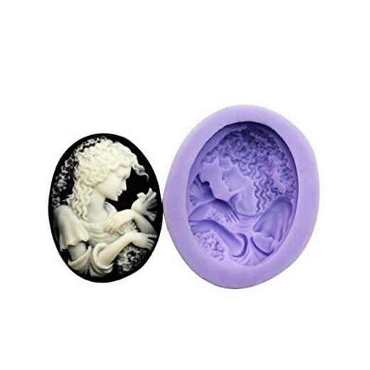 Torta molde herramienta-fondant molde cortador de torta-silicona Sugarcraft molde pastel herramientas de decoración chica