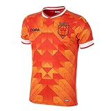 Copa Herren Holland Football Shirt V-Ausschnitt T-Shirt L Orange