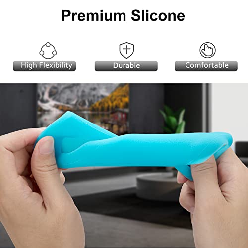 Image of Silicone Protective Case for LG-TV-Remote Glow in The Dark, Remote Cover for LG Smart TV AKB75095307 AKB75375604 AKB74915305(Luminous Green + Blue)【2 Pack】