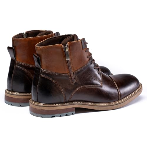 Image of Holy dove Men's Lightweight Dress Boots Zip Ankle Chukka Casual Boot
