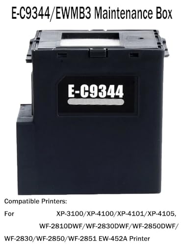 Caja mantenimiento tinta C9344 compatible con Epson Expression Home XP y Workforce WF 4