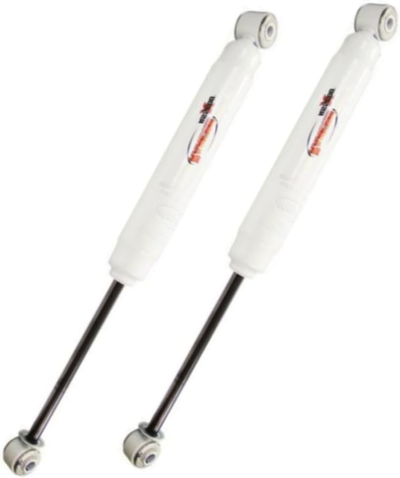 RS5000X Series Set of Rear Shocks fits 2011 2024 Silverado Sierra 2500 HD 3500HD 4WD 2WD with 0" Lift - Improved Handling and Stability - Includes TrendsAuto Decal