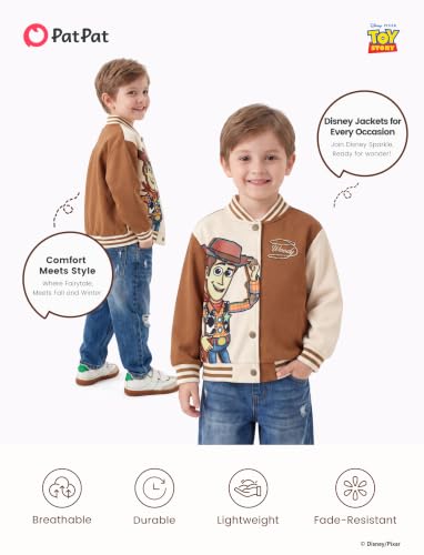 Image of Disney Marvel Bomber Jacket Spider Man Toy Story Cars Varsity Cardigan2-13Y