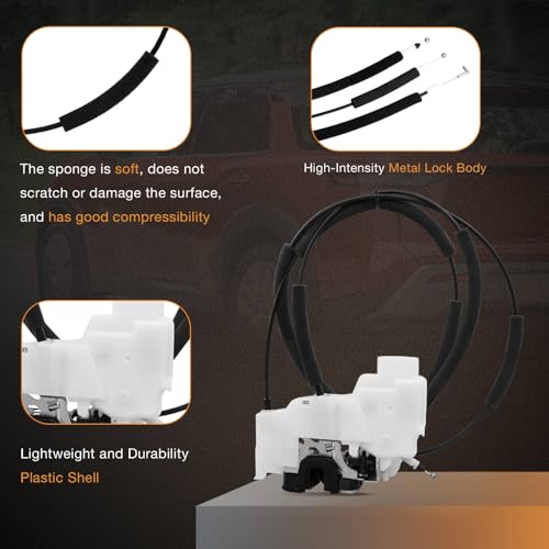 Image of Left Door Lock Latch Compatible with Nissan Frontier Xterra 2005-2018 Pathfinder 2005-2012 Front Door Lock Motor, Driver Side Lock Latch Actuator - Replaces# 80501-ZP10A
