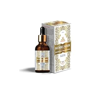 Ayurvedic Kumkumadi Oil with Premium Saffron | Face & Skin Treatment 25ml – Reduce Early Age Wrinkles, Dark Spots, Pimples | Brighten Dull Skin Tone | Rejuvenating
