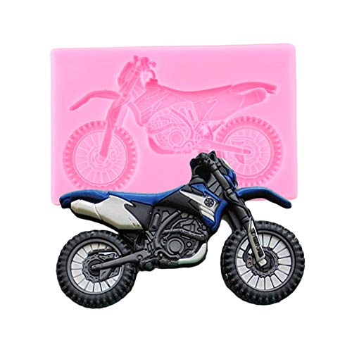1PC 3D Yamaha Motorcycle Silicone Mold for DIY Desserts Ice Cube Jelly Shots Handmade Ice Cream Pudding Cupcake Cake Topper Decoration Gum Paste Candy Fondant Mold Soap Mould Chocolate Crystal