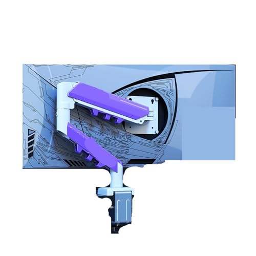 Bras robotisé support d'écran Mechawhite pour un setup de télétravail épuré et moderne