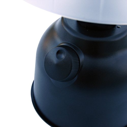 Dorcy 33-Lumen Portable Indoor/Outdoor Table Lamp Light With Hanging Hook And Unbreakable Shade, Black (41-1016) #TOP6