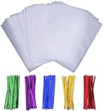 Mehr dicker: 1,96 Mil-Dicke in der Größe von 4 '' x 6 '' Größe, dicker als normale Treat-Taschen, ideal für Sie, um ein bisschen große, schwere Gegenstände zu verpacken.