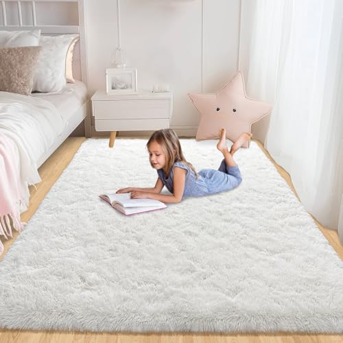 Tapete grande shag 6x9 para sala y dormitorio miniatura 3