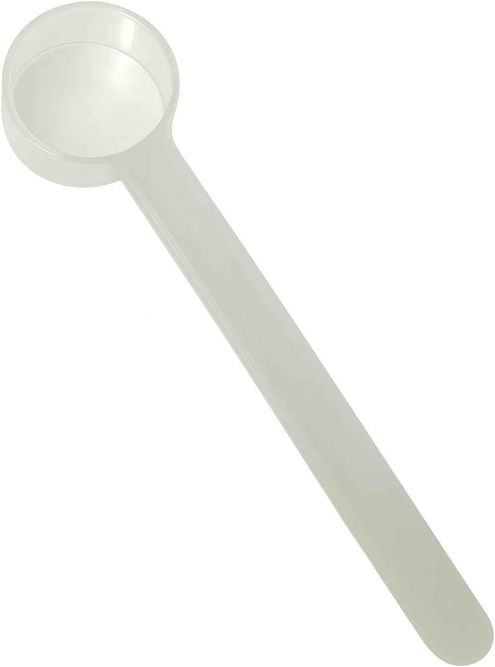 1 Teaspoon (1/3 Tablespoon | 5 mL) Long Handle Plastic Measuring Spoon for Coffee, Protein Powder, Pet Food, Spices, Grains, Dry Goods – Food-Grade BPA-Free (Pack of 1)