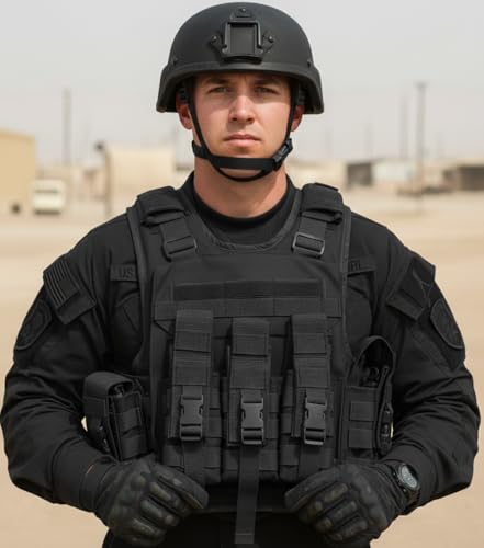 Image of Azad tactical vest for ary with stuff oragnizer and poches