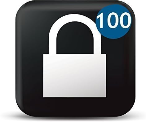 WebCam Cover Black with White Lock 100 Pack - Laptop and Tablet Webcam Covers