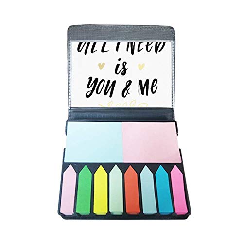 Citation autocollante All I Need is You and Me pour personnaliser votre coin lecture