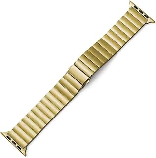 PC LABEL Stainless Steel Watch Band Replacement Metal Strap for Apple Watch - Luxury Band, Adjustable, Compatible with Ser Price In India
