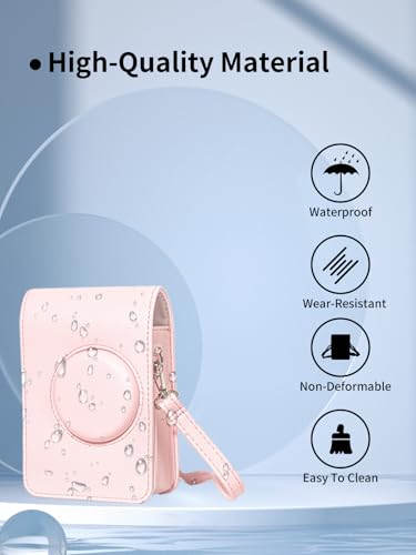 Funda para cámara Fujifilm Instax Mini EVO rosa miniatura 3