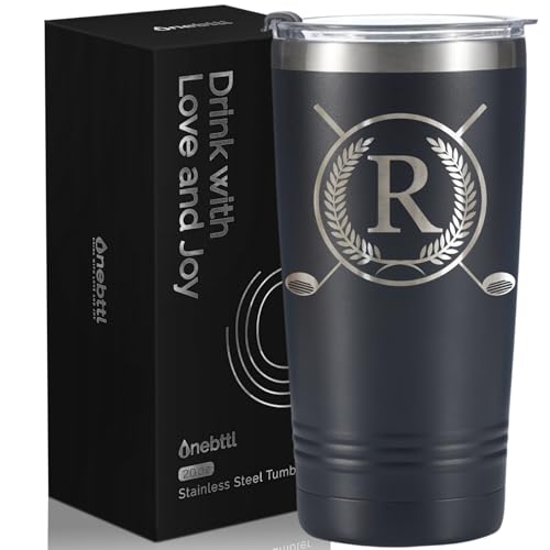 Onebttl Golf Gifts for Men with Initial for Golfer &