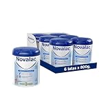 Novalac 3 - Leche en polvo de Continuación 1-3 Años. Contribuye al normal desarrollo cognitivo y de los huesos del bebé. Fórmula rica en Calcio, Yodo y Vit D - 6 x 800 g
