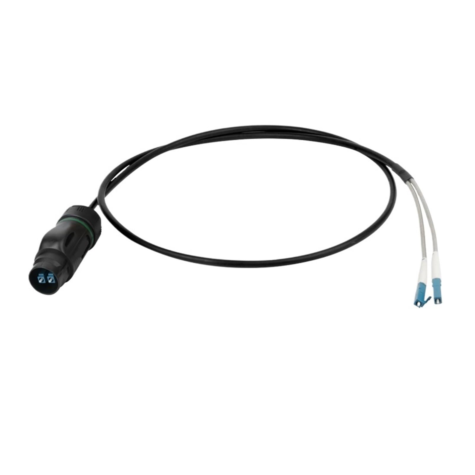 Conector de fibra óptica LC BD24 IP68 de plástico para instalación exterior de 8m