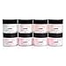 MakarttPro Cool Tone Acrylic Powder Collection - Essential Nude and Pink Cover Powder - Smooth Application - Professional Quality for Nail Technicians - Beginner Friendly - 8-Piece Set with 2oz/56g