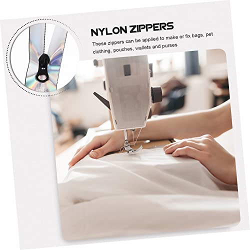 TEHAUX 6 Pçs Zíper Zíper Portátil Zíper De Metal Faça Você Mesmo Zíperes Saias Bobina Zíper Calças Z