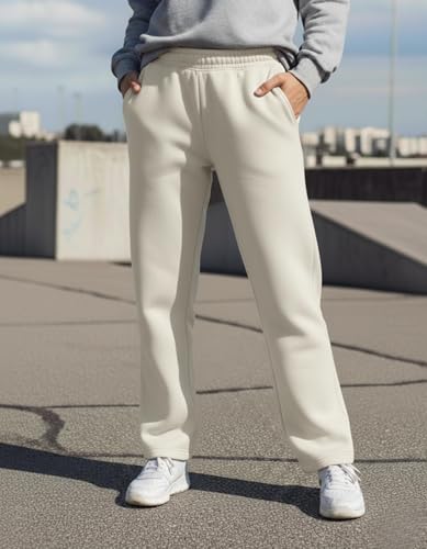 Image of Mack Jonney Women's Solid Fleece Track Pants | Warm & Durable Casual Lowers | Trendy Lowers-M5306