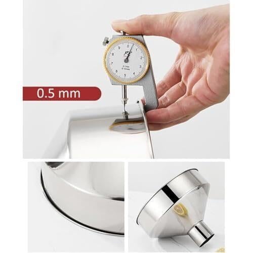 Edelstahl-Trichter 40 Cm, Großes Küchenwerkzeug Für Öl & Flüssigkeiten