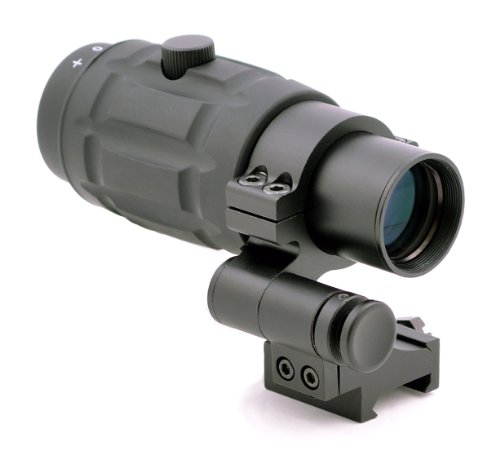 Tms Tactical 3X Magnifier Scope With Quick Flip To Side Fts Mount 42Mm Center Height For Red Dot Sights And Aimpoint Sights #TOP1