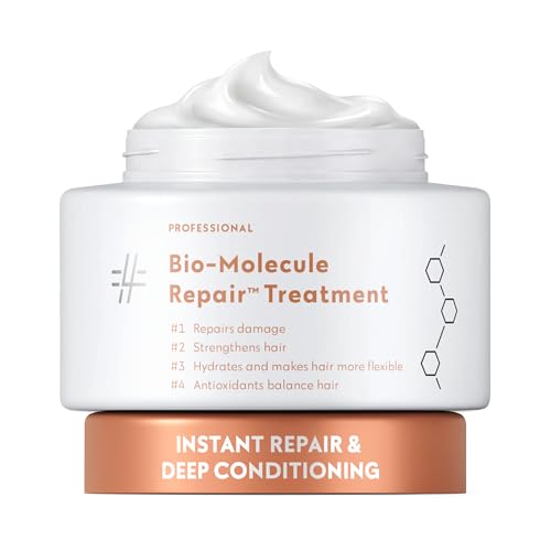 FOUR REASONS Bio-Molecule Repair Hair Mask for Damaged Hair – Hydrating & Deep Conditioning Hair Mask & Bond Repair Treatment for Dry, Frizzy, or Color Treated Hair – Vegan & Sulfate-Free