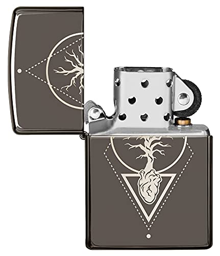 Encendedor Zippo Black Ice Heart of Tree miniatura 4