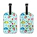 Spring Shower & Berries Luggage Tag with Privacy Protection,Travel Luggage Identifier,Fashionable Travel Accessory