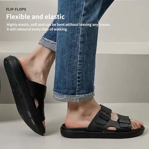 Sandals Men Slippers Slides For Men Flip Flops Beach Shoes Comfort Rebound Non Slip Lightweight Silent3
