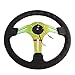 NRG REINFORCED STEERING WHEEL RST-018R-MCBS + USPL STICKER