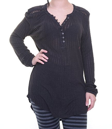 Lucky Brand Women's Textured Henley Top