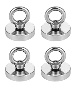 Tidevan 1 Neodym-Ösenmagnet 4er-Set