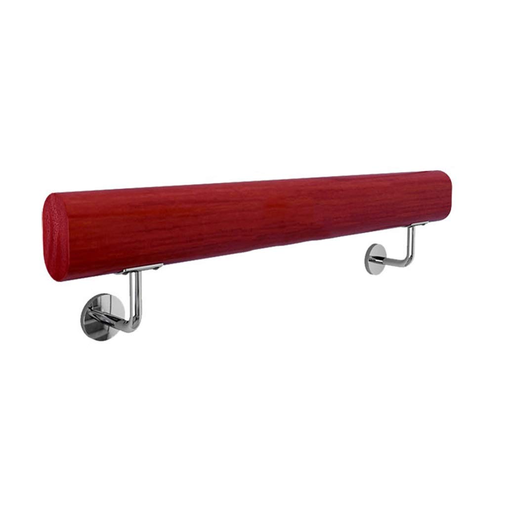 Corrimano in Legno-Kit di Attrezzi Completo, Soppalco per Interni Aste di Supporto per Corridoio Antiscivolo per Corridoio, 2 Staffe in Acciaio Inossidabile, 10 Taglie (Size : 250c