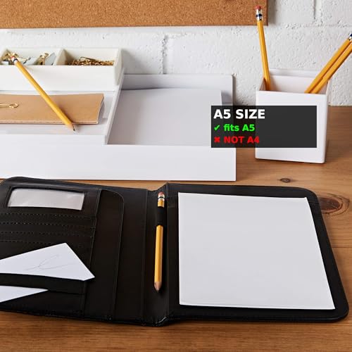 Organizador Wedo A5 portadocumentos de imitación piel con tarjetero 2