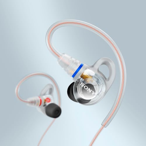 Image of Sony IER-M500 Wired in-Ear Monitor Earphones with Secure Fit, Clear | for Professional & Live Performances, Strong Noise Isolation, Customizable Fit with Multiple Sizing Options, Comfortable