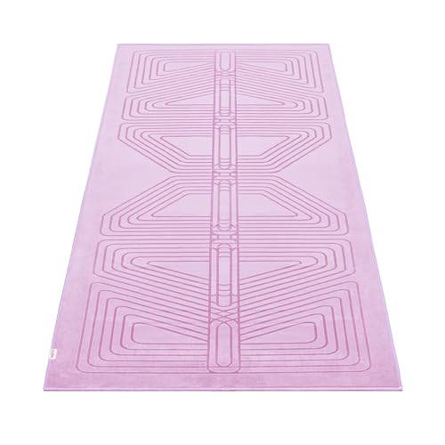 agoy Gecko Warrior - Next-Gen Microfiber Yoga Towel - Double-Sided Silicone Non-Slip Grip – Ideal for Hot Yoga - Ultra Absorbent, Easy to Wash, Travel-Friendly - 30% Recycled Material - Free Wet Bag