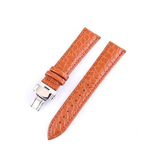 Bracelet de montre en cuir de veau véritable disponible de 18mm à 24mm
