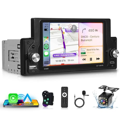Hodozzy Single Din Car Stereo with Touchscreen