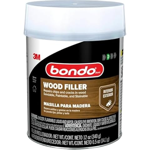 Bondo Brown Wood Filler 1 qt. Cover