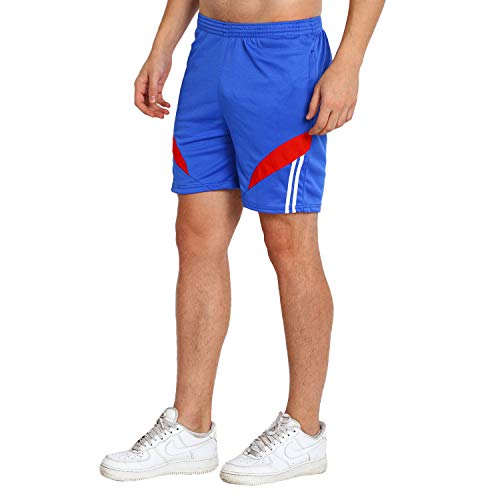Image of Dia Dia Men's Athletic Shorts, Quick Dry Lightweight Sports Shorts with Zipper Pockets, Drawstring Waist, Breathable Honeycomb Fabric, Ideal for Gym, Workout, Running
