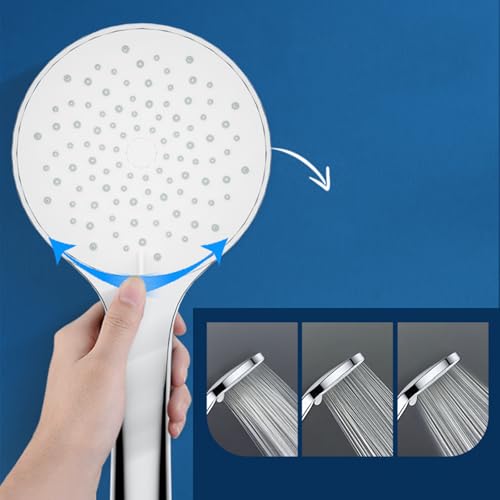 Ensemble mitigeur de douche mural complet en laiton G1/2 argent