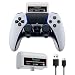 3500mAh externer Akku für PS5 Controller, PS5 Ersatz Akku Verlängerung für Sony PlayStation 5 DualSense/Edge Controller mit USB-C Ladekabel