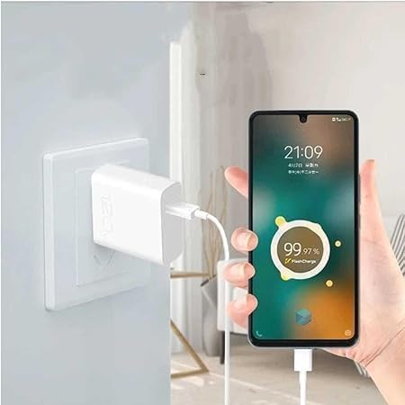 Image of Original 120W Flash Charging Fast Charger USB-C Type Adapter Compatible with Iqoo Neo 7,Neo 7 Pro,Neo 6,Neo 6 Pro, vivo X90,Pro,X80,Pro,X70,Pro,Wall Charger (Feb140)