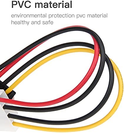 Molex to SATA Power Cable Adapter for SSD, Ancable 4 Pin Molex LP4 to Sata 15 Pin Power Cable Adapter for Hard Drives, SSD, DVD ROM, 17cm
