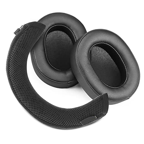 XBERSTAR WH-1000XM5 Earpads Cushion Cover Headband Replacement Compatible with Sony WH-1000XM5 (Earpads+Black Headband) - Image 4