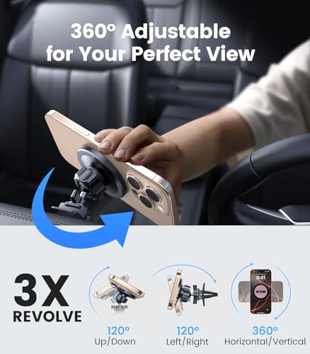 Image of VICSEED for MagSafe Car Mount [Upgraded Strong Magnetic & Won't Break Vent]